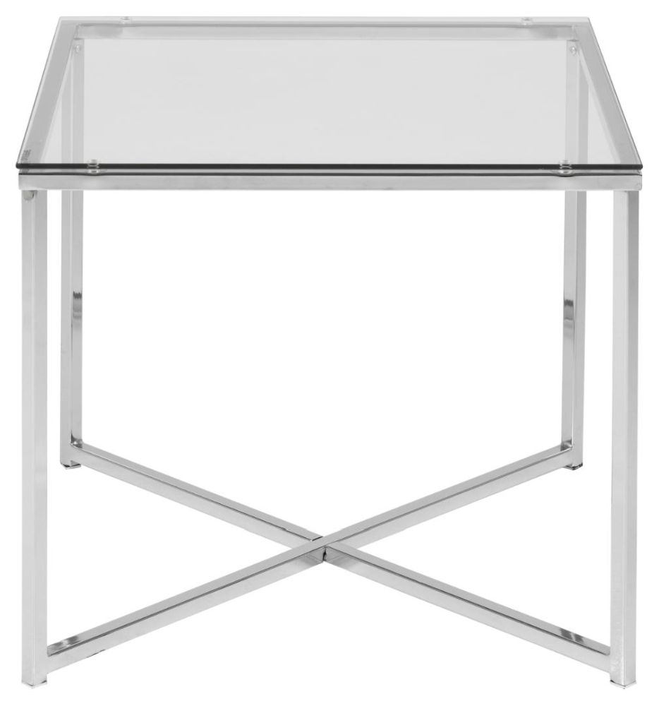 Glass End Table Glass Top Side Table CFS UK